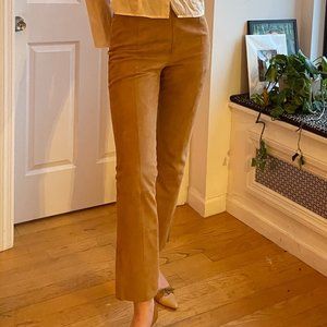 Camel Suede Pants